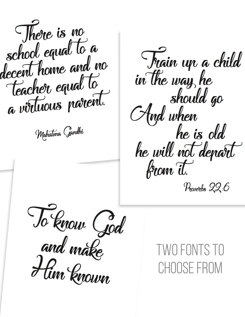 Inspirational homeschool printables image 9