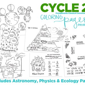 4th EDITION Cycle 2 SCIENCE coloring pages image 2