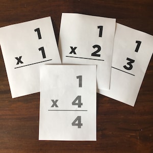 Multiplication Flash Cards 1-15 PLUS squares and cubes image 7