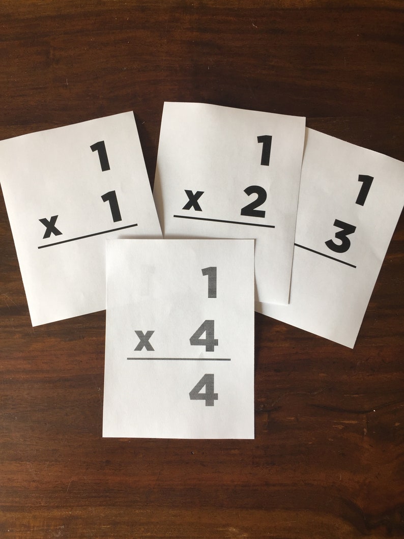 Multiplication Flash Cards 1-15 PLUS squares and cubes image 7