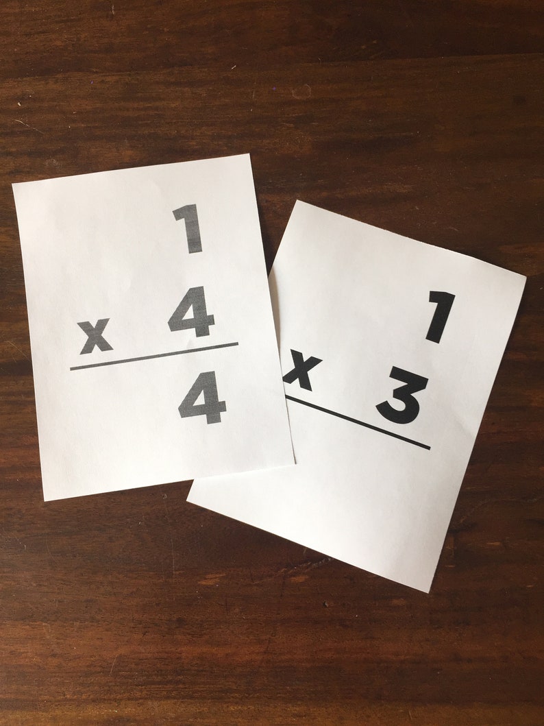 Multiplication Flash Cards 1-15 PLUS squares and cubes image 10
