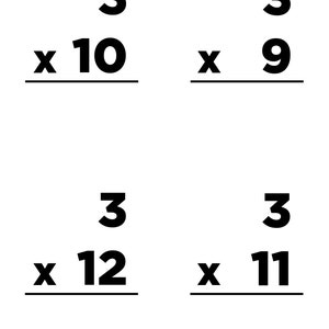 Multiplication Flash Cards 1-15 PLUS squares and cubes image 6