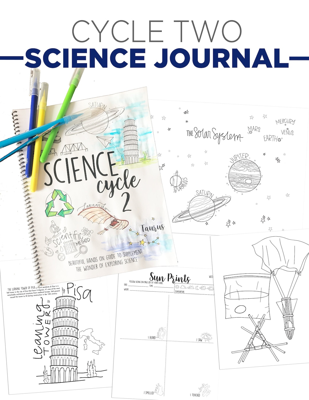 Hands on Science Journal Cycle 2 - Etsy