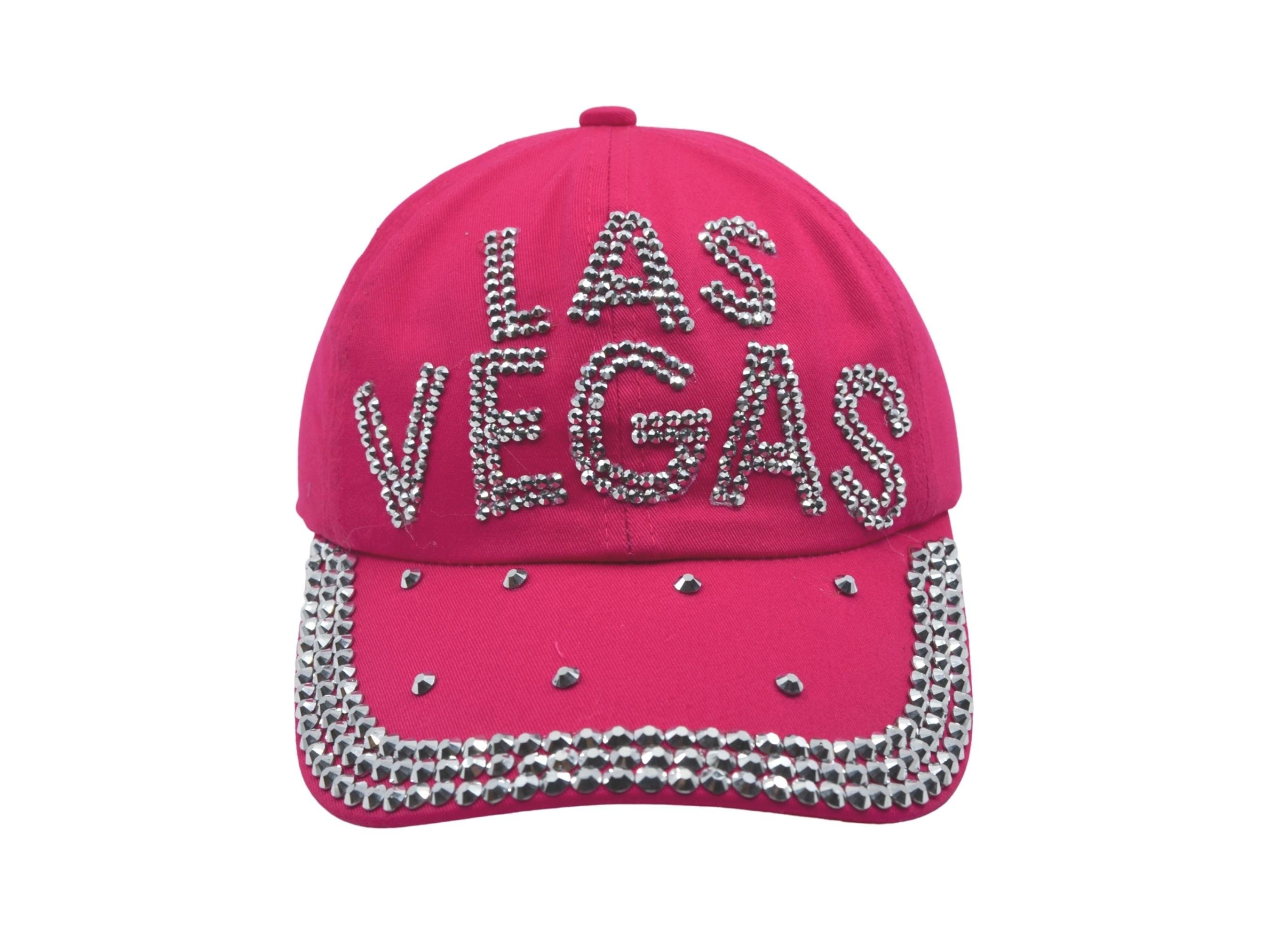 Las Vegas Souvenir Pink Sequined Baseball Cap-KIDS CAP- Las Vegas