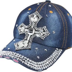Bling Hat For Women And Girls Fun Rhinestone Baseball Cap