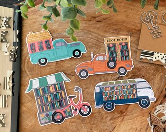 Decal Sticker - Mobile Library Bookish Stickers