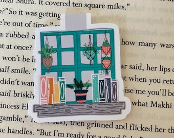 Bookish Window Mag Mark - Magnetic Bookmark