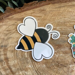 Bookmark Set Plants and Bees Stickers and Bookmarks image 8