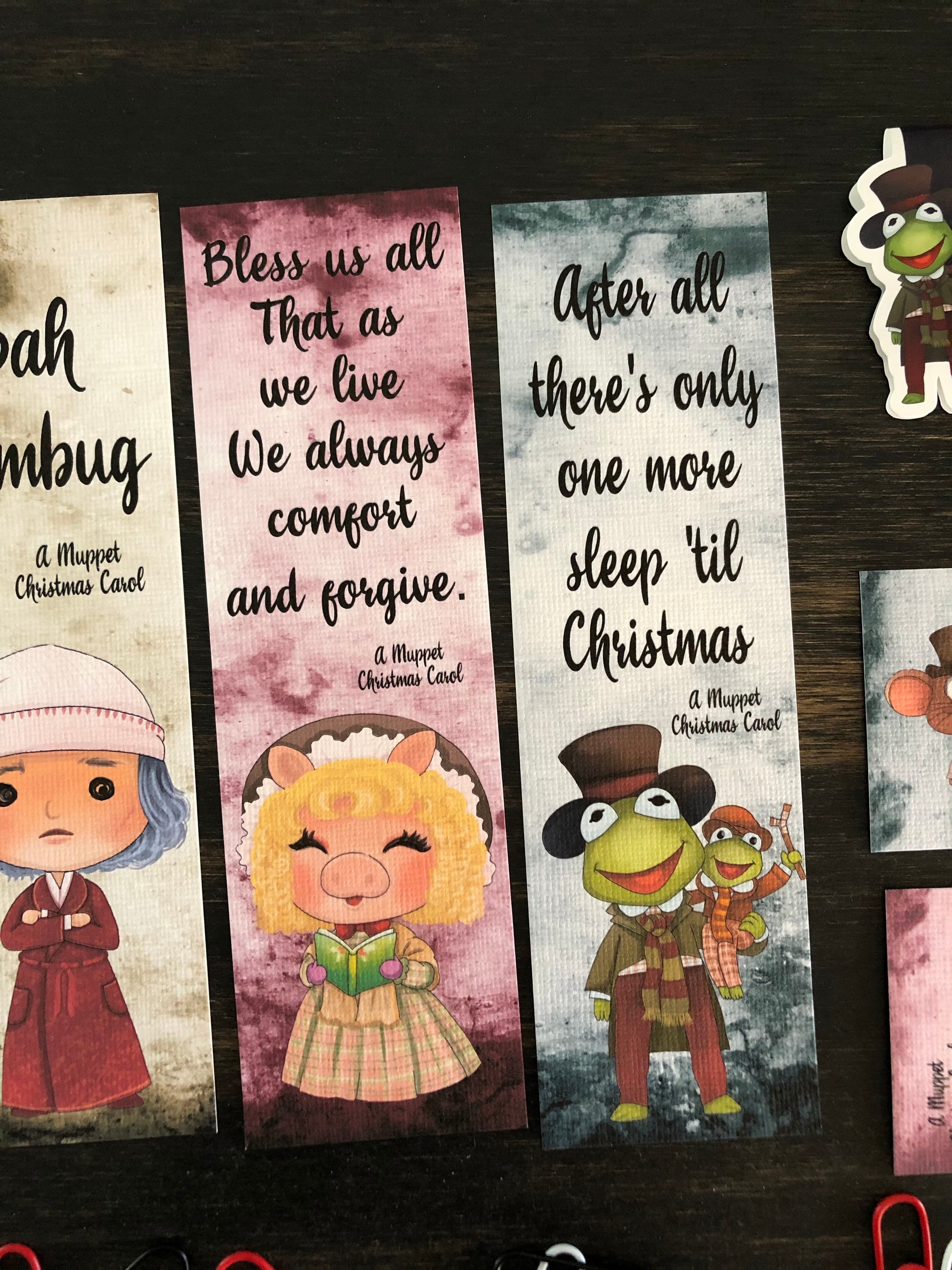 Christmas Bookmarks Etsy