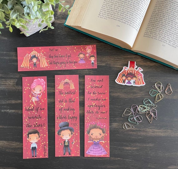 Greatest Circus Bookmarks Showman Bookmarks - Etsy
