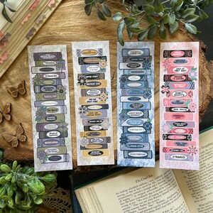 Bookish Tropes Bookmark Set image 1