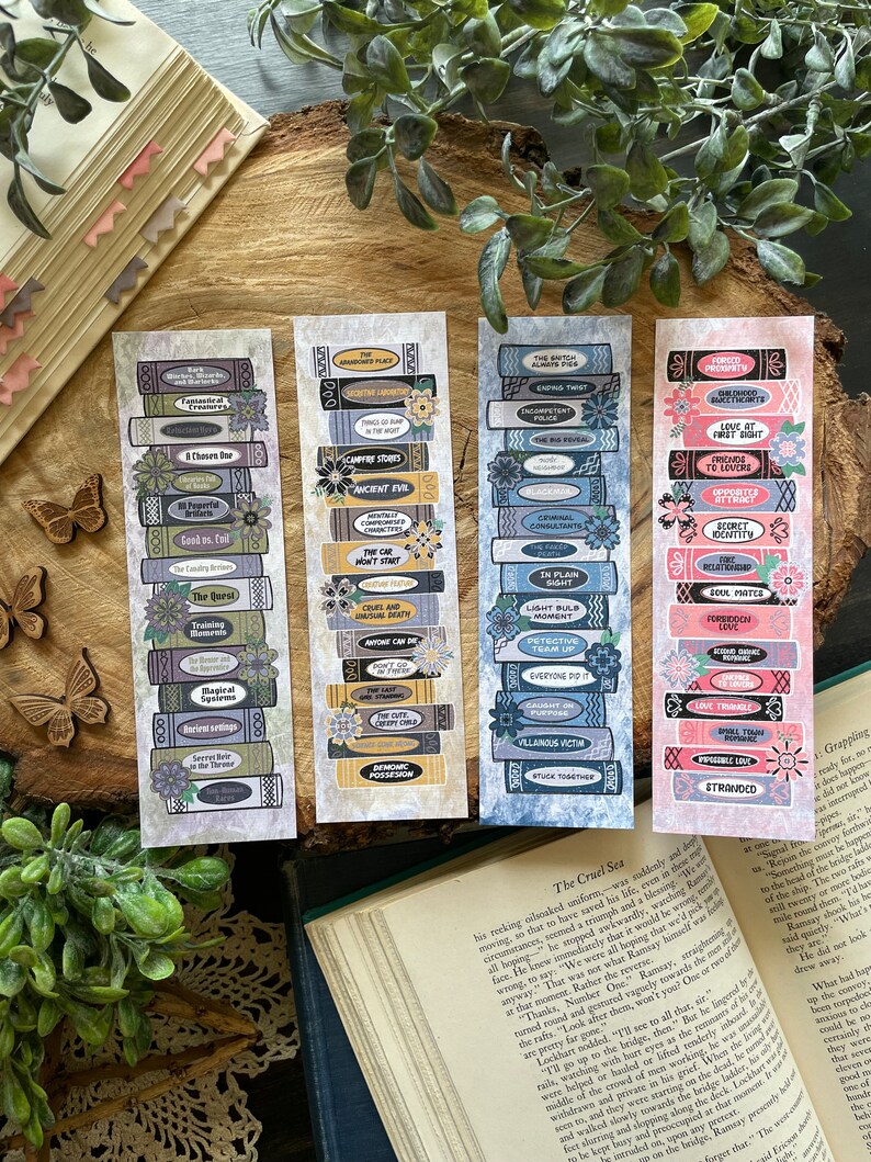 Bookish Tropes Bookmark Set image 1