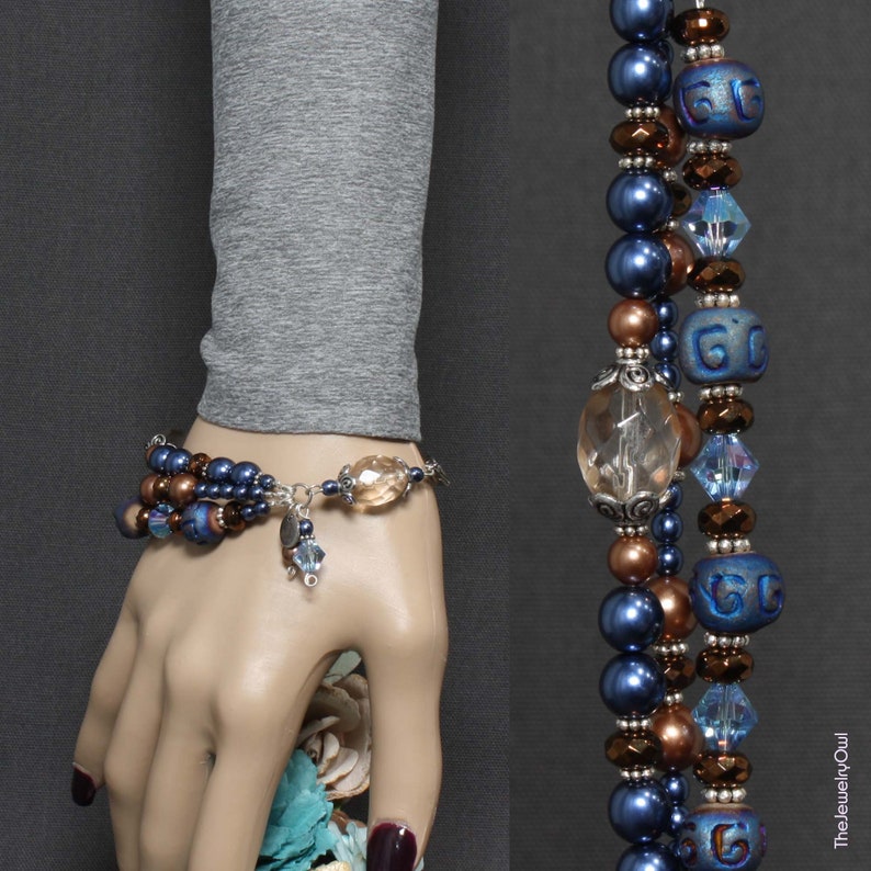 LULU MAC Large 3-Strand Beaded Bracelets main image 1