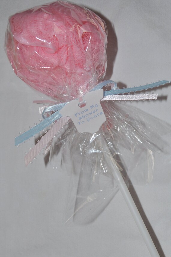 shower puff baby shower favors