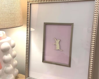 CUSTOM Grandmillennial Dog/Cat Breed Wall Art