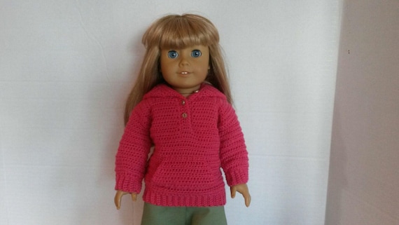 crochet doll hoodie pattern