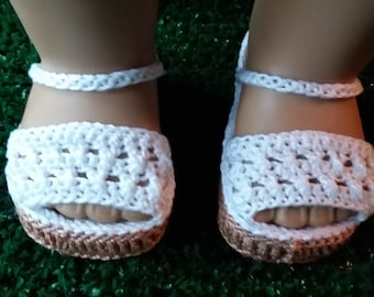 18" Doll Sandals PDF Crochet Pattern