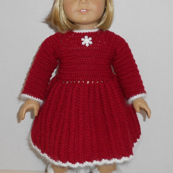 CROCHET PATTERN - PDF - Ice Skating Dress & Beret