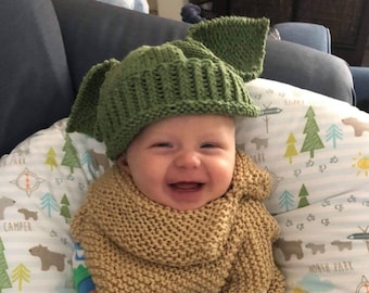 Baby Yoda Hat * Halloween Costume * Star Wars Cosplay