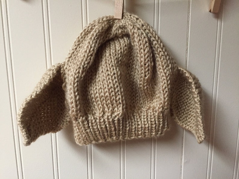 Dobby the Elf Hat handknit Halloween Costume Etsy