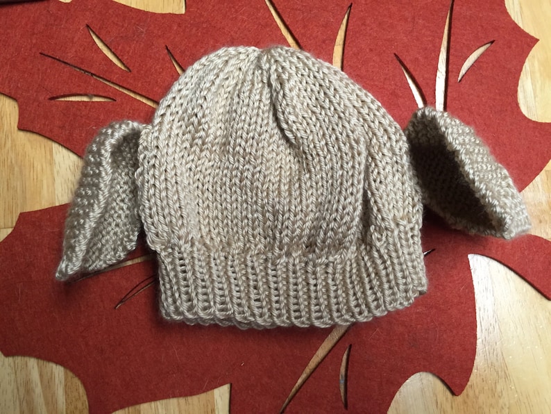 Dobby the Elf Hat handknit Halloween Costume Etsy
