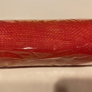 21" X 10 Yds Pink With a Gold Sheen Deco Mesh~poly Deco Mesh~deco Mesh ...