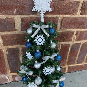 Mausoleum~Cemetery~Christmas Tree~Styrofoam Insert for Mausoleum Crypt~Flat back/One sided~Grave Decoration~In Loving Memory