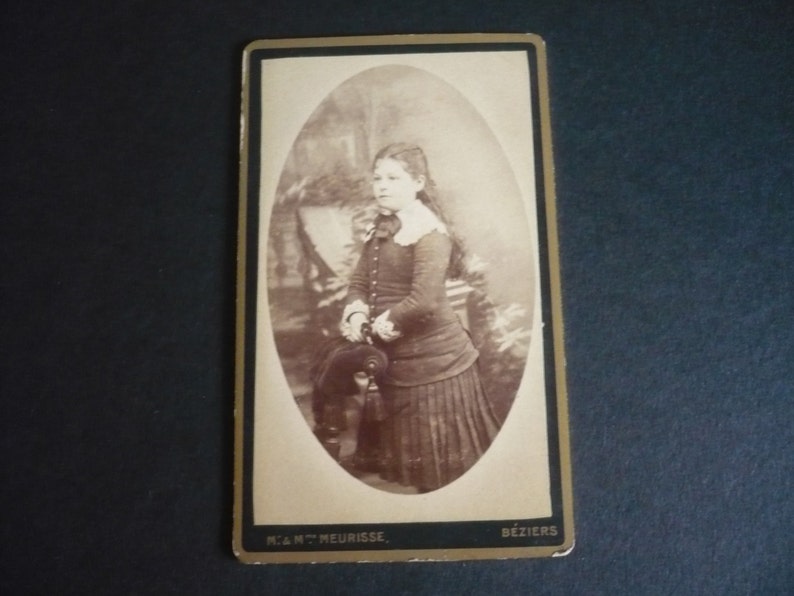 Antique Victorian French Young LadyGirl Photography