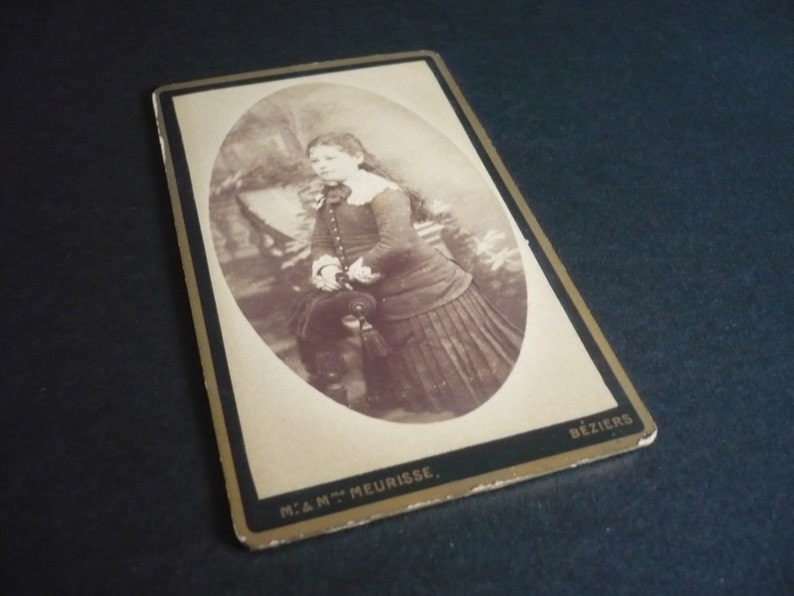 Antique Victorian French Young LadyGirl Photography