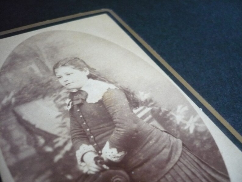 Antique Victorian French Young LadyGirl Photography