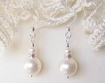 Kit - Swarovski and Sterling Silver White Pearls