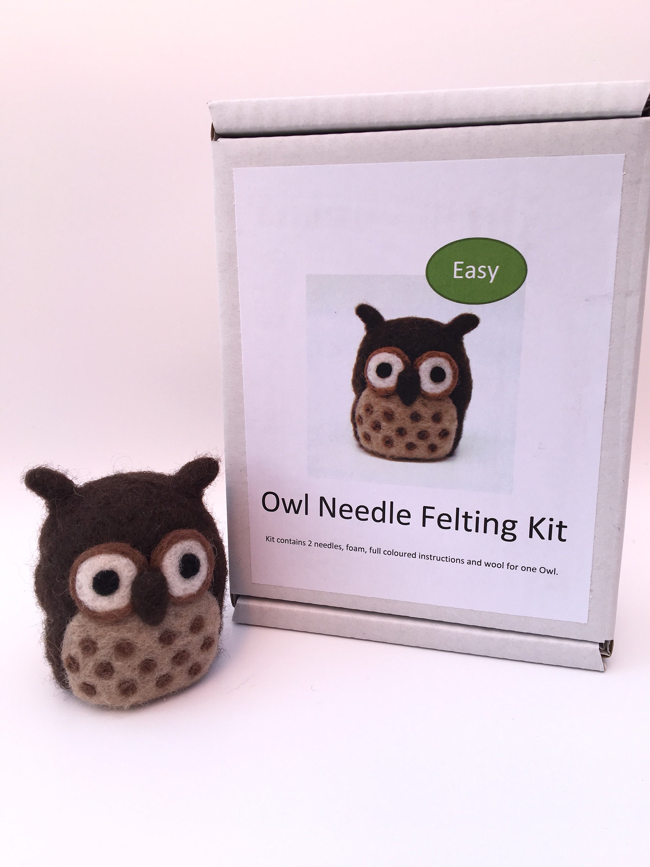 Needle Felting Kit for Beginners Cookie Cutter and Wool Set: Bird