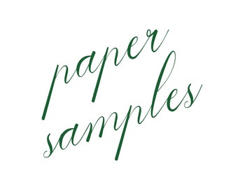 Sample of paper options