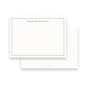 Tarjetas de notas planas, clásicas y tradicionales para hombres, de Kate Chambers Designs.