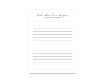Custom Notepad - Add your own logo - by Kate Chambers Designs