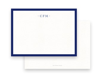 Cartes de correspondance plates traditionnelles et classiques pour hommes par Kate Chambers Designs