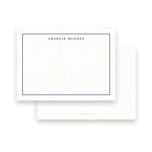 Tarjetas de notas planas, clásicas y tradicionales para hombres, de Kate Chambers Designs.