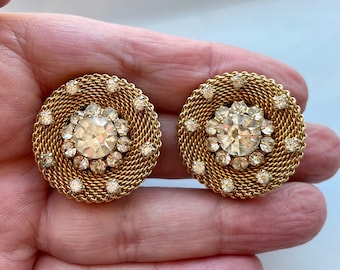 ■VINTAGE HOLLYWOOD■ Bumpy Round Earrings VH239OEA003B il_340x270.6012681059_ao02.jpg
