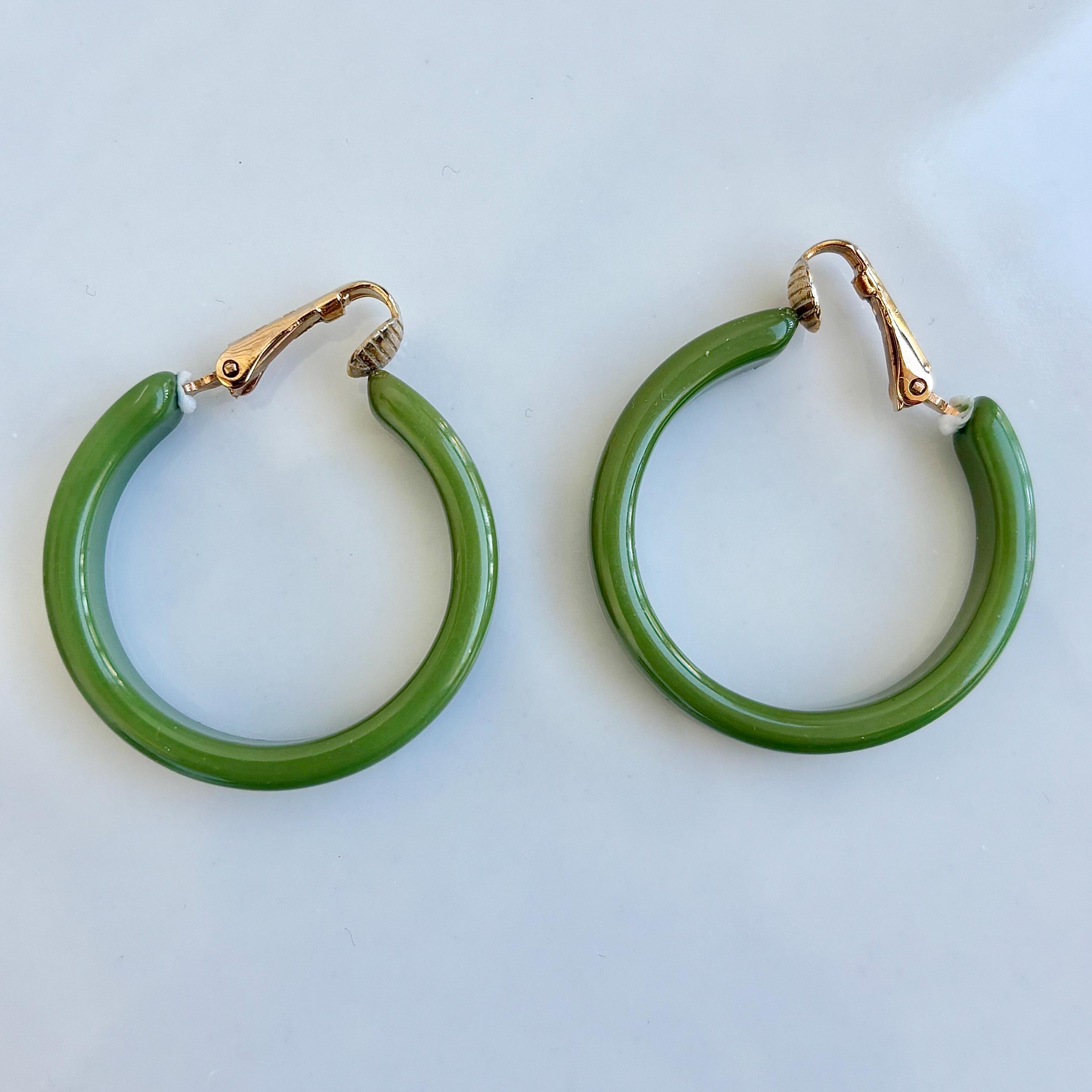 Boucles D'oreilles Clips Vintage SCORPIOS PARIS - Modèle Rond, Créateur Français