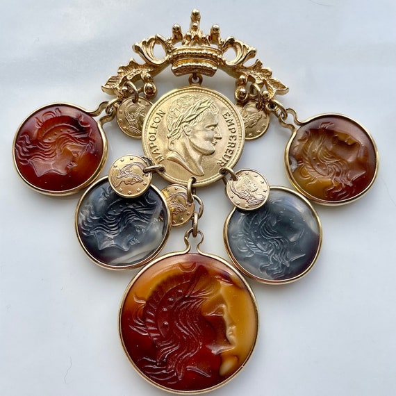 Napoleon empereur coin necklace deals