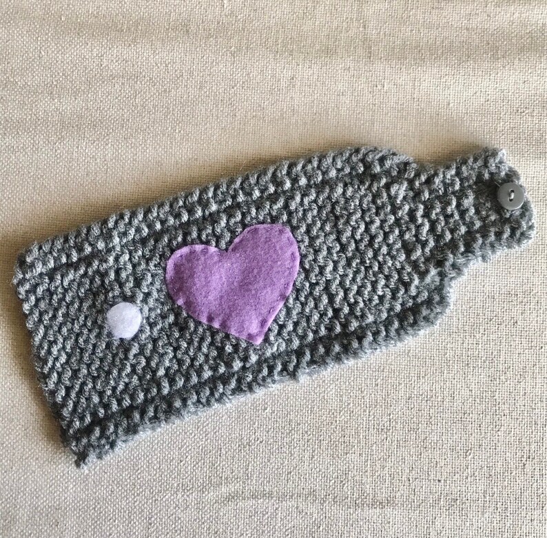 Coffee Sleeve Lavender Heart Coffee Cozy Mug Cozy