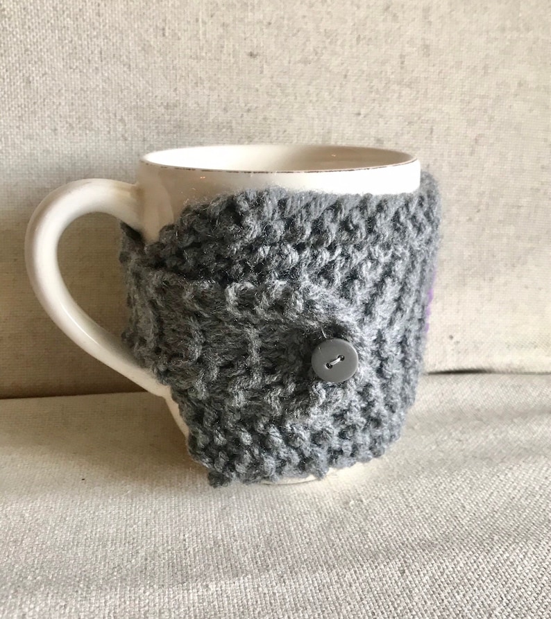 Coffee Sleeve Lavender Heart Coffee Cozy Mug Cozy
