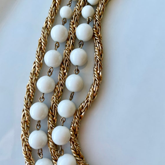 Vintage 1960s Hattie Carnegie Gold Rope Chain and… - image 6