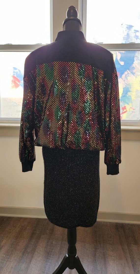 Multi-colored Sequin Jacket - image 3