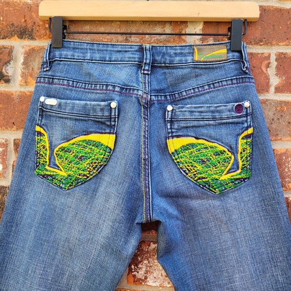Vintage Embroidered Pepe Jeans Size 28