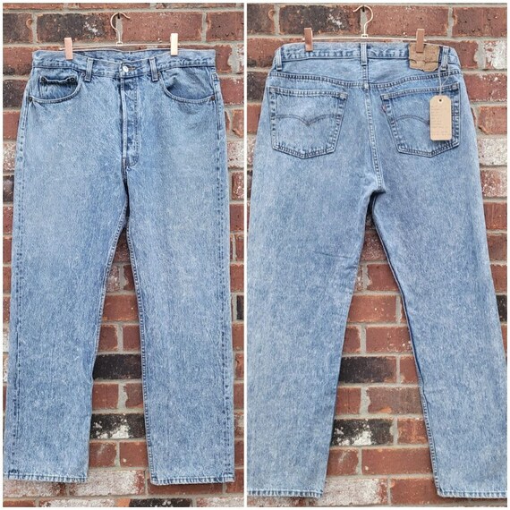 Vintage Levi's 501 Light Acid Wash Jeans