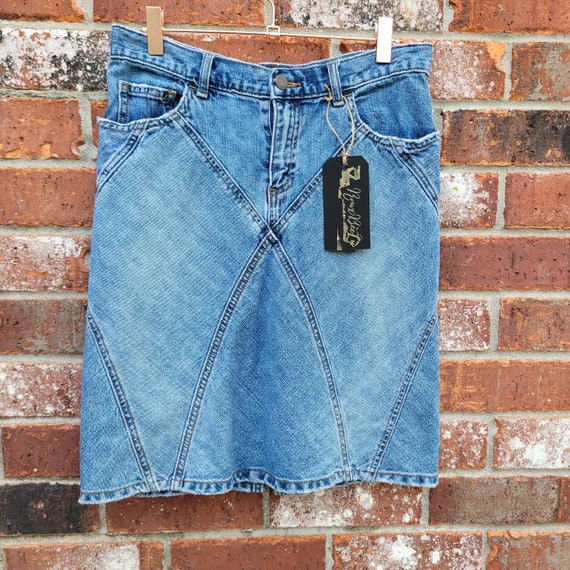 Vintage American Eagle Jean Skirt - Waist Size 28" - image 4