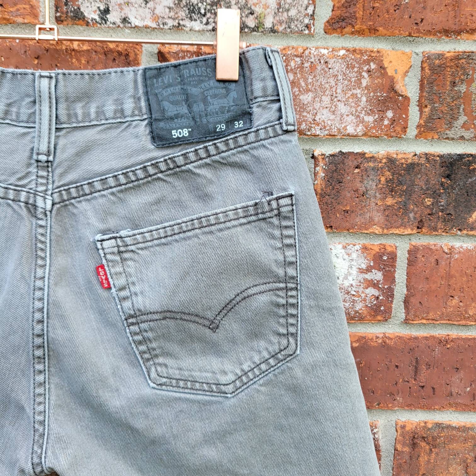 Levis 508 Distressed Cutoff Jean Shorts 
