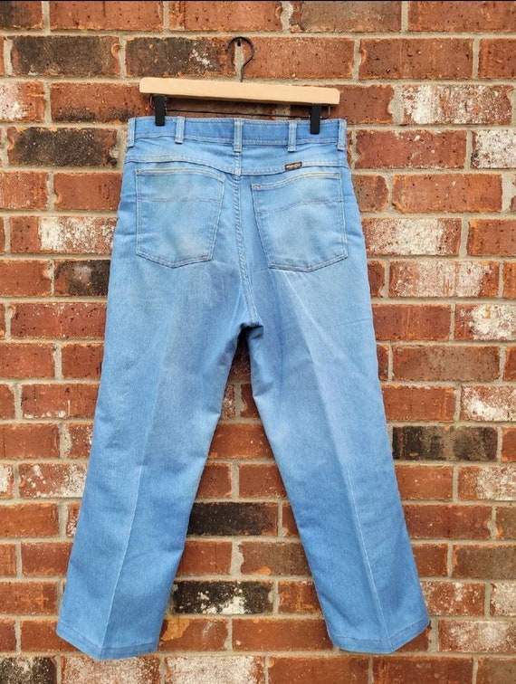 1970s Vintage Wrangler Denim Trousers Pants 33×26 - image 1
