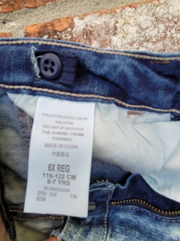 Kids Vintage Distressed Bleach Washed Levis Jeans Size 6x | Etsy